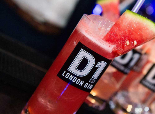 d1 and pink cocktail