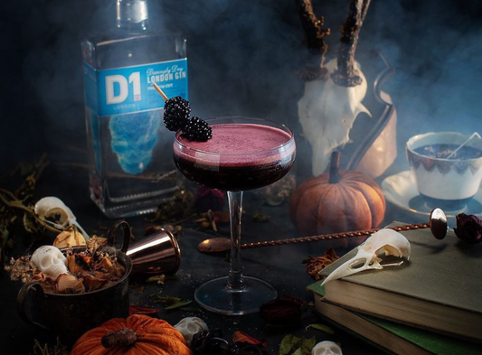 Posion Blackberry Martini Cocktail